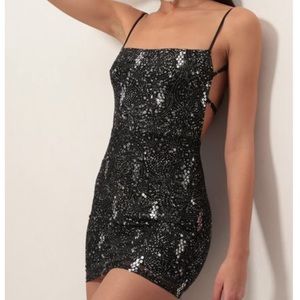 Backless Mini Dress